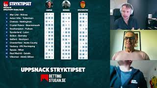 Uppsnack Stryktipset Lördag 135 🔥 » Tips amp Förslag från Weimer SpelTorsten amp Anders Limpar [upl. by Nylsaj]