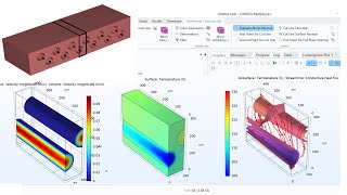 COMSOL Simulation of MEMS Heat Exchangers [upl. by Ledif]