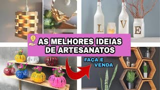 Ideias de Artesanatos Fáceis e Baratos  Faça e Venda [upl. by Ecyned]