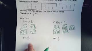 Dividing Fractions With Models [upl. by Adaynek]