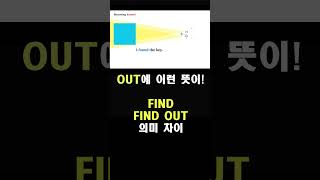 OUT 여러 의미 이해하기 영어회화 out 전치사 preposition 구동사 findcome findout english [upl. by Medarda875]