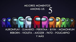 Mejores momentos Among Us 5  Auronplay [upl. by Ehcropal]