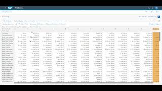 Web Dynpro Grid in SAP S4HANA embedded analytics [upl. by Parris]