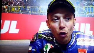 Intervista Valentino Rossi Assen 2017 115 vittorie e 10 ad Assen Se la prende anche con Zarco [upl. by Khalsa]