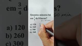 Quantos minutos há em 34 de 8 horas❓ [upl. by Grange]