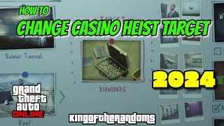 GTA Online Easy Guide to Change Target for Diamond Casino Heist [upl. by Kcaz925]