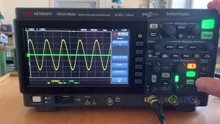 Oscilloscopio Keysight parte 2 [upl. by Abey686]