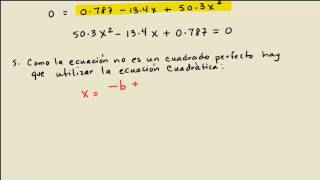 Calcular Concentraciones en Equilibrio Ecuaciones Cuadráticas [upl. by Perce308]