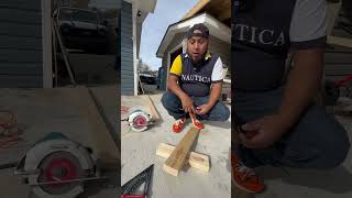 Cómo sacar un ángulo shortvideo contruccion carpintero woodworking diy [upl. by Atinahc722]