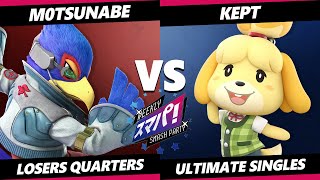 Sumapa 156 TOP 8  M0tsunabE Falco Vs kept Isabelle Smash Ultimate  SSBU [upl. by Cathryn]