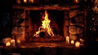 Cozy Fireplace 12 Hrs 🔥 Crackling Fire Atmosphere with Burning Logs No Music [upl. by Ardnasak]