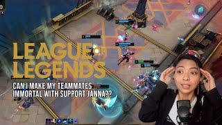 Support Janna gets all the honors  League of Legends ARAM [upl. by Llerral]