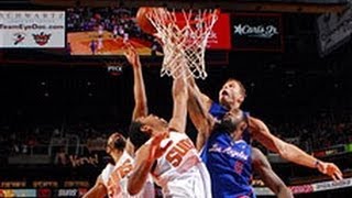 Blake Griffin Rises Over Teammate DeAndre Jordan for the Dunk [upl. by Ymmor]