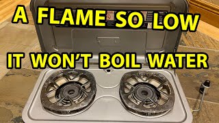 How To get a low 🔥flame🔥 with Coleman FyreKnight Hyperflame Propane Stove👍👍👍 [upl. by Cecilla693]