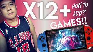 TUTORIAL  PAANO MAGLAGAY NG GAMES SA X12 PLUS [upl. by Adoree674]