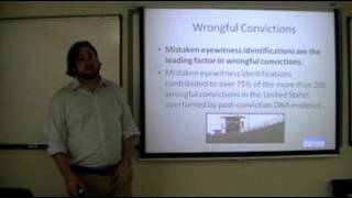 Eric Silk Eyewitness Testimony Lecture Part 2 [upl. by Alegnatal515]