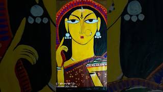 Jamini roy special fabric colour full drawing shorts please subscribe 🙏 [upl. by Livi]