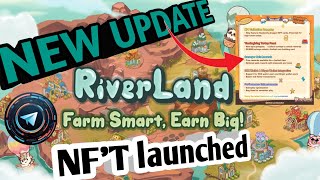 Telegram AidropRiverland Farm Airdrop New UpdateRiverland Airdrop NFT launchedHow to get Nft [upl. by Arodnahs]