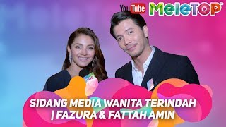 Sidang Media Wanita Terindah  Fazura amp Fattah Amin [upl. by Tomlin936]