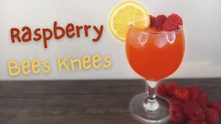 Bees Knees Nonalcoholic recipe  Raspberry Bees Knees Mocktail [upl. by Niar87]