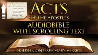 Holy Bible ACTS OF THE APOSTLES  Contemporary English FULL With Text [upl. by Nniw]