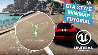 GTA MINIMAP Tutorial  Unreal Engine Blueprints [upl. by Umberto156]