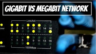 Megabit vs Gigabit Network Real Data Transfer Speed Comparison [upl. by Esinev]