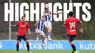 HIGHLIGHTS  Real Sociedad 1  2 CA Osasuna [upl. by Ttehc]