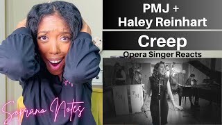 Opera Singer Reacts to Post Modern Jukebox feat Haley Reinhart Creep  MASTERCLASS [upl. by Maag]