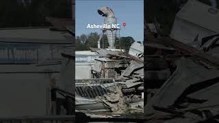 Asheville NC after Hurricane Helene hurricaneheleneashevillelakelurewncmountains [upl. by Lach]