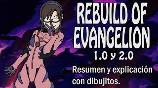 Resumiendo REBUILD OF EVANGELION 10 y 20 en 1 video [upl. by Ahsuas]