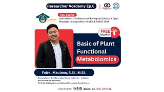 Basic of Plant Functional Metabolomics  Researcher Academy Ep 6 [upl. by Kira167]