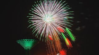 Jhol ho gaya 🫢Hum late ho gay  Khobar Corniche fireworks 🎇 Saudi Arabia 🇸🇦 National Day 94 [upl. by Gnuj]