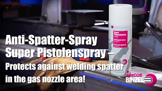 AntiSpatterSpray Super Pistolenspray – Protects against welding spatter in the gas nozzle area [upl. by Arracat584]