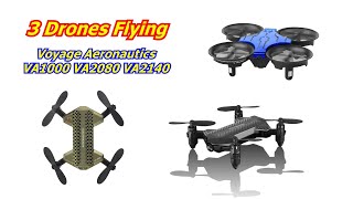 3 RC Drones Voyage Aeronautics VA1000 VA2080 VA2140 Fly All 3 [upl. by Aubine]