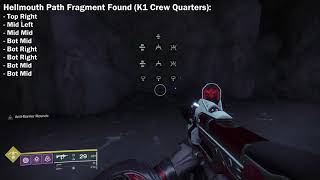 All Path Fragment Locations Xenophage Exotic Quest Destiny 2 Shadowkeep [upl. by Tidwell]