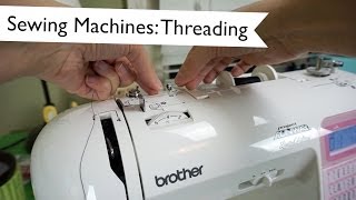 How I Thread My Sewing Machines  Brother Sewing Machine Walkthrough  laurenfairwx [upl. by Anialram]