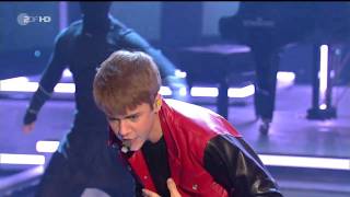 Never Say Never  Justin Bieber Live at ZDF HDWetten dass [upl. by Ursa]