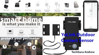 YoLink Outdoor Contact Sensor REEVIEW [upl. by Dolph949]