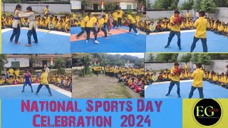 National Sports Day Celebration  National Sports Day Activities  Sports Day 2024 sports [upl. by Julianna291]