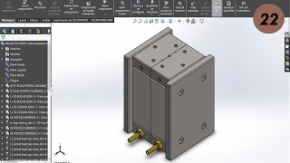 SOLIDWORKS  MOLDE DE SOPRO  ANIMAÇÃO  MONTAGEM [upl. by Ashlin]