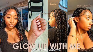 AFFORDABLE GLOW UP with me FOR BACK TO SCHOOL 150 BUDGET TRANSFORMATION [upl. by Adnilrem]