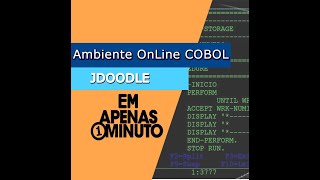 Interpretador COBOL ONLINE  Jdoodle [upl. by Annirtak]