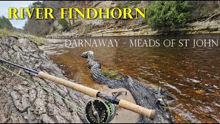 SALMON FISHING  RIVER FINDHORN  DARNAWAY  MEADS OF ST JOHN  SPRING 2024  SCOTLAND [upl. by Ahtiekahs160]