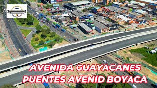 VOLANDO EN DRONE 4K  AVENIDA GUAYACANES PUENTES AVENIDA BOYACA [upl. by Pence]