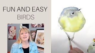 How To Paint Birds In Watercolor  Made Easy [upl. by Sloane]