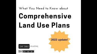 Comprehensive Land Use Plan 101 What you need to know about CLUPs 2022 UPDATE [upl. by Arrej116]