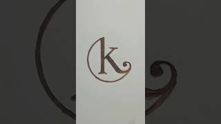 K logo design 1000subscriber drawing 1million [upl. by Iy384]