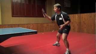 Backhand Topspin  Table Tennis  PingSkills [upl. by Boynton]