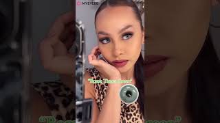 EyeCatching Lens Transform Your Look in SecondsMYEYEBB Review colorcontactlenses makeup beauty [upl. by Brass]